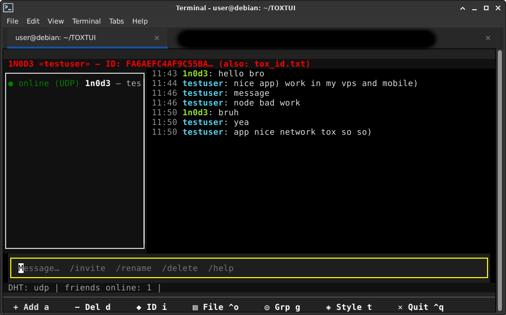 TOXTUI — terminal, screen 1